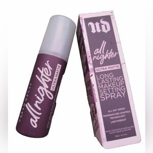 Urban Decay Setting Spray- All Nighter Ultra Matte FULL SIZE 4OZ
